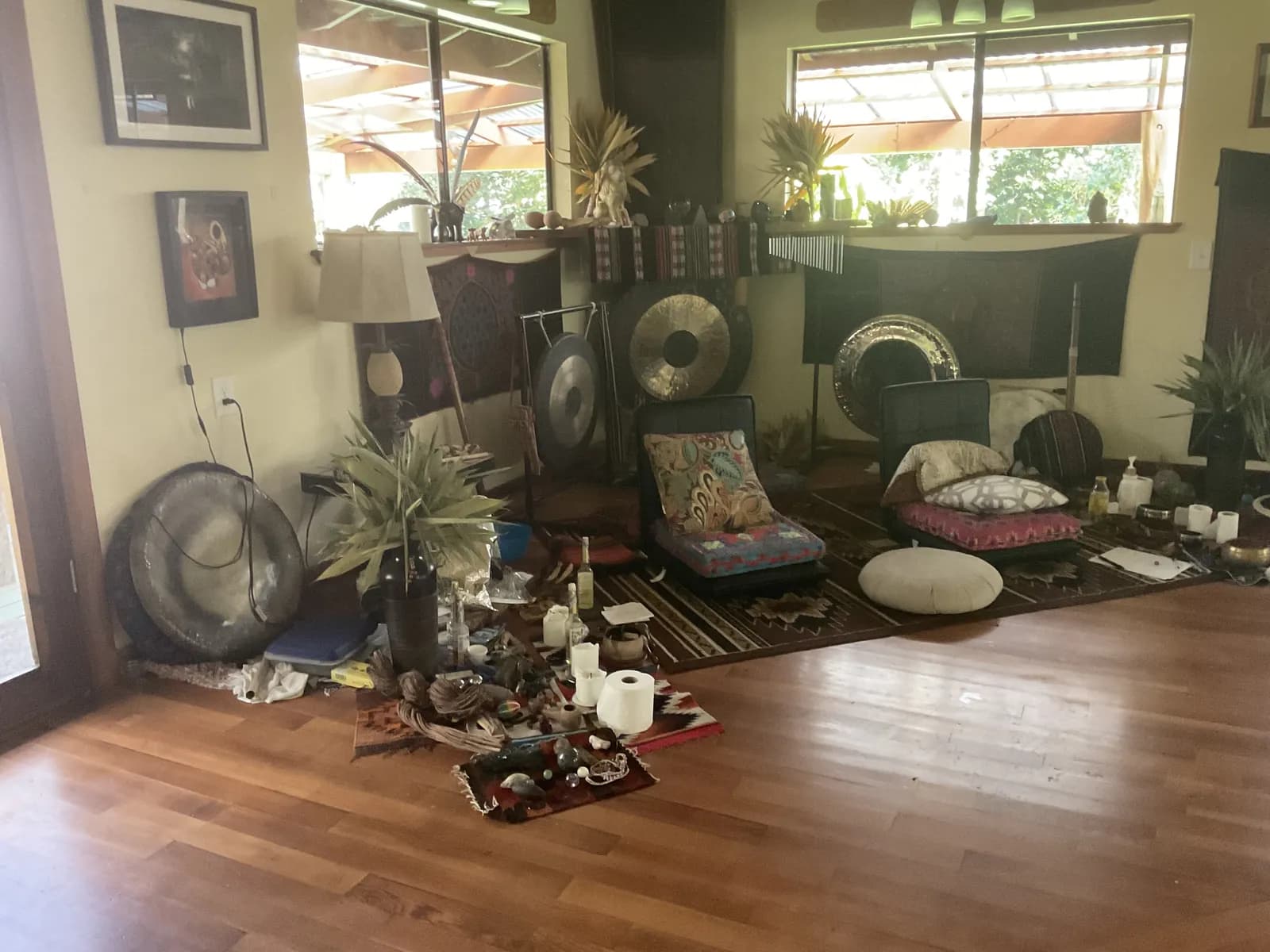 Sanctuary lanai with plants