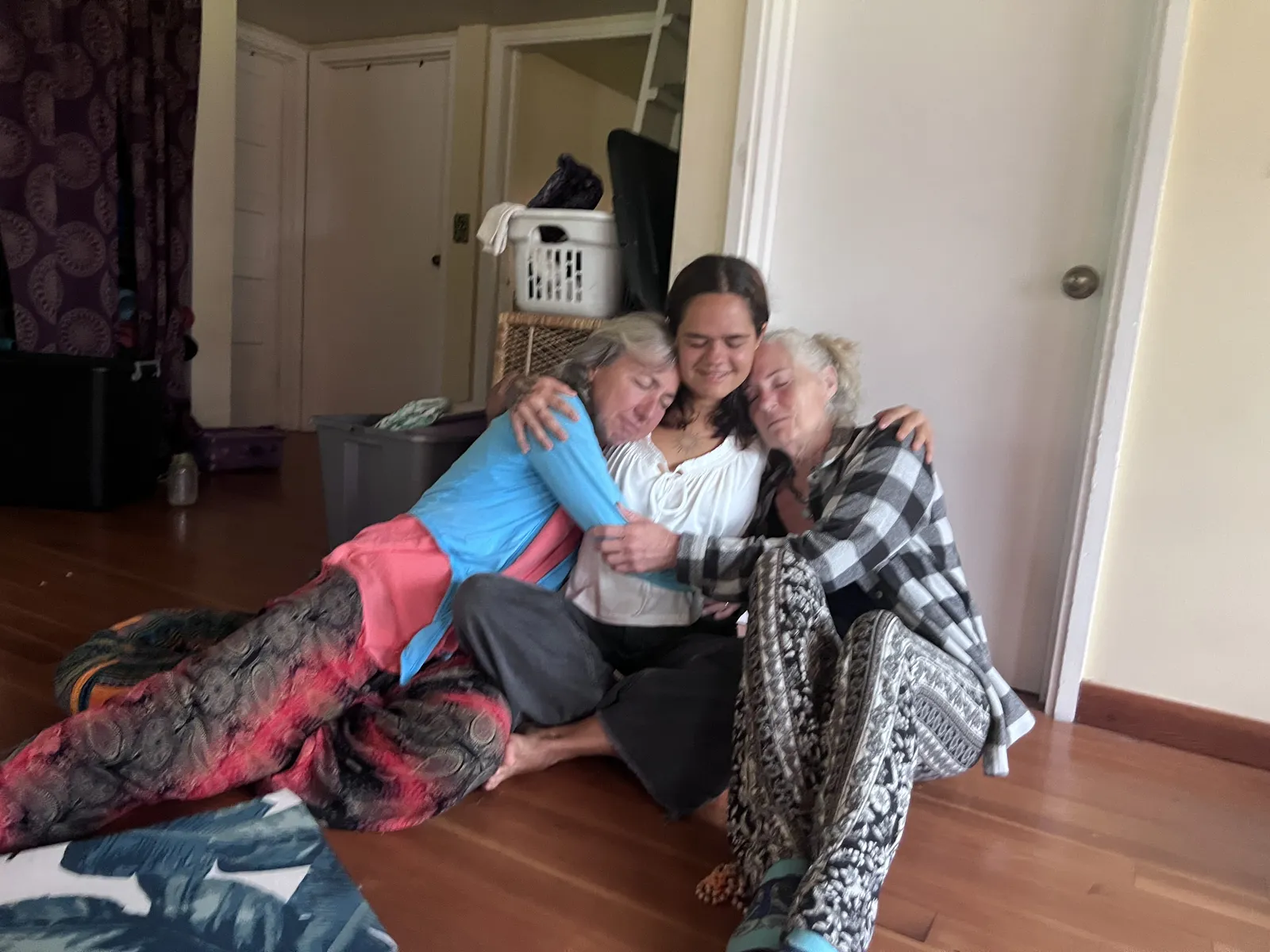 Sunlight through trees