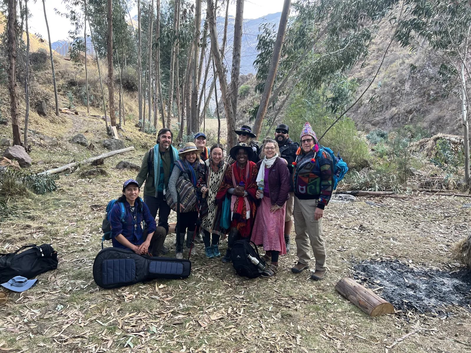 Group gathered in Peru